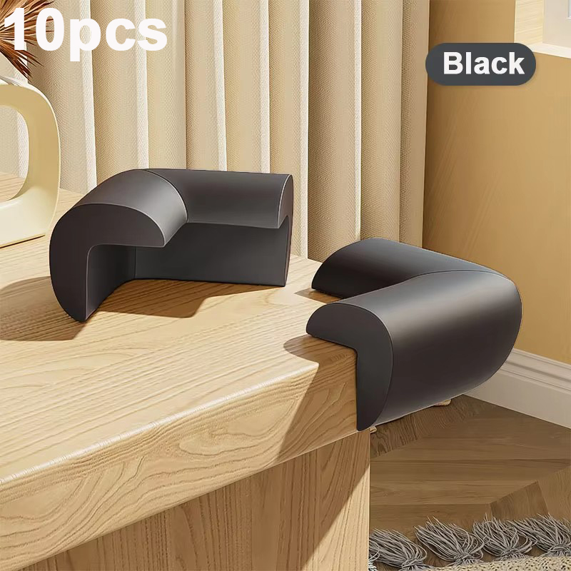 Outlet Cover Baby - 10 ชิ้นเด็กตารางมุมป้องกันความปลอดภัยยามเด็กเฟอร์นิเจอร์เด็กขอบปกแผ่นมุมกันชนโฟมป้องกันการชนกัน