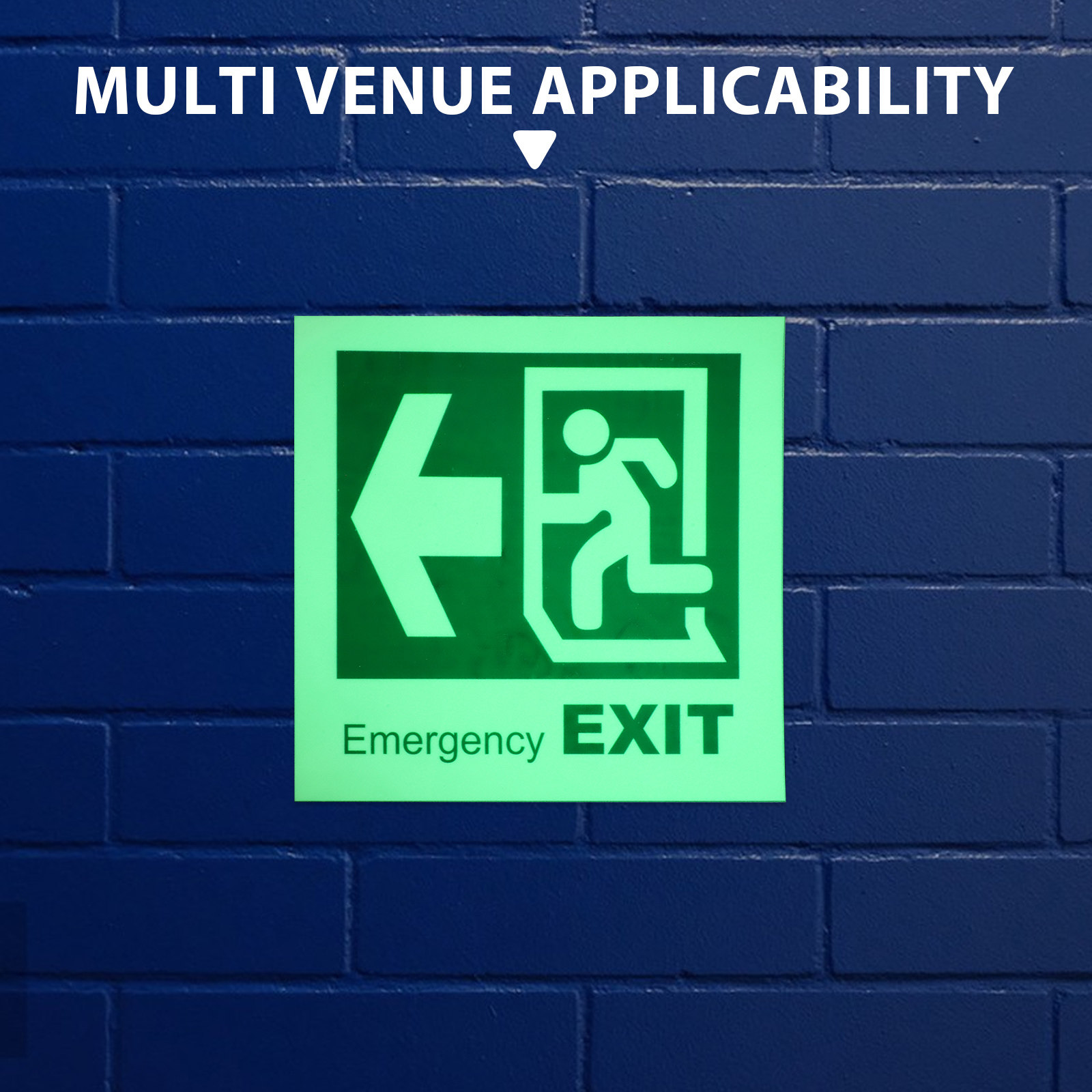 สติ๊กเกอร์ติดพื้นเรืองแสงสำหรั - Emergency Exit Sign บทวิจารณ์และราคา