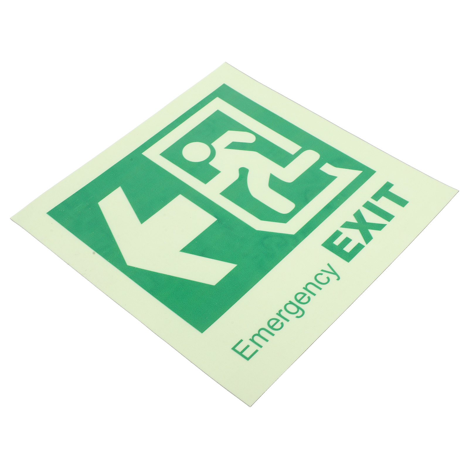สติ๊กเกอร์ติดพื้นเรืองแสงสำหรั - Emergency Exit Sign บทวิจารณ์และราคา