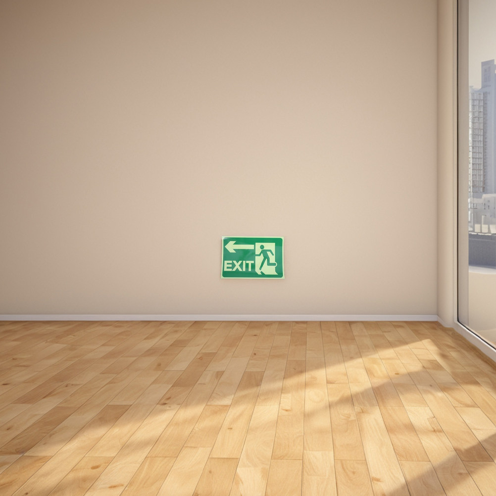 สติ๊กเกอร์เรืองแสงสำหรับทางออก - Emergency Exit Sign บทวิจารณ์และราคา