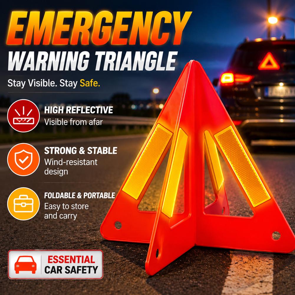 ป้ายเตือนรูปสามเหลี่ยมสะท้อนแส - Emergency Exit Sign บทวิจารณ์และราคา