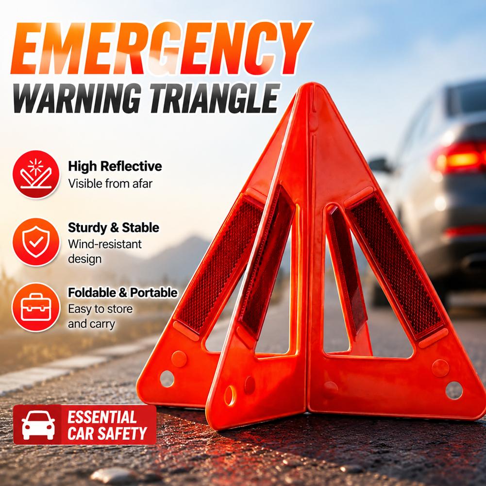 ป้ายเตือนรูปสามเหลี่ยมสะท้อนแส - Emergency Exit Sign บทวิจารณ์และราคา