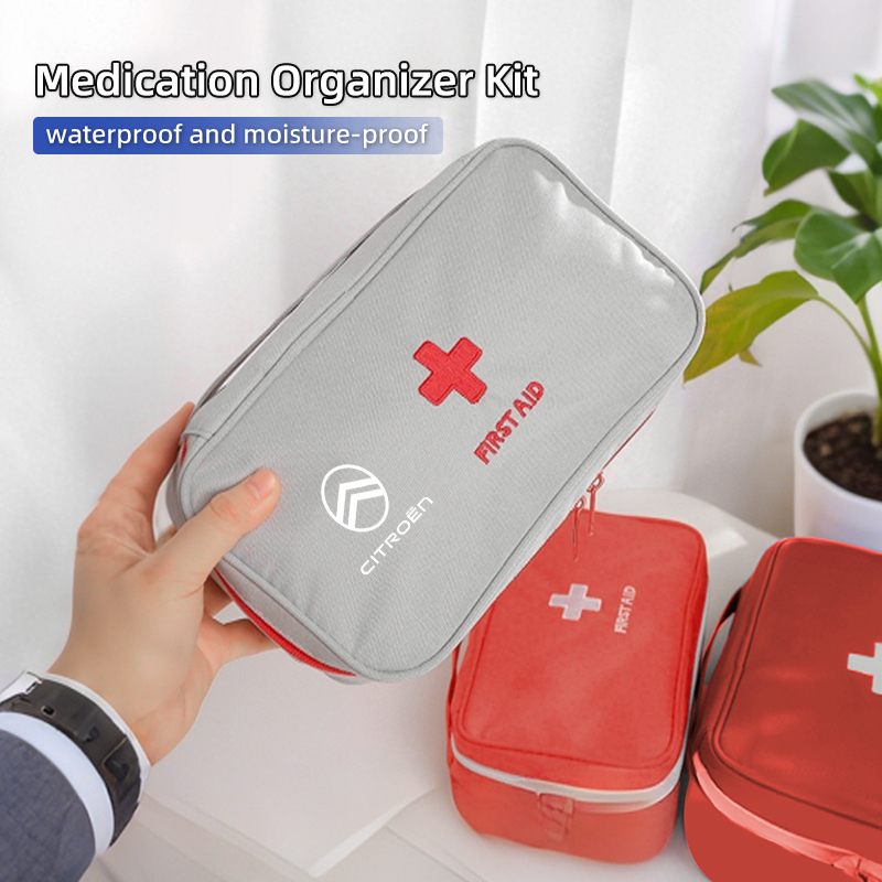 รถแบบพกพาชุดปฐมพยาบาลทางการแพท - First Aid Bag Kit บทวิจารณ์และราคา