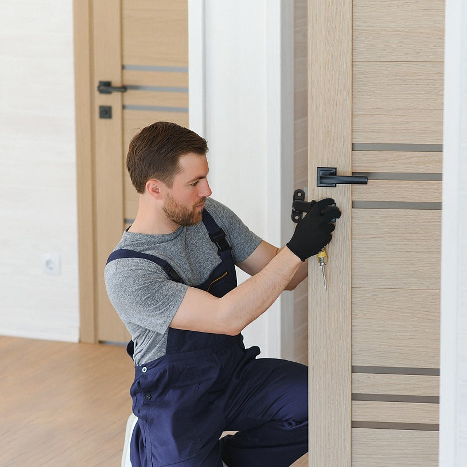 อุปกรณ์ล็อคประตูพร้อมสัญญาณเตื - Door Stop Alarm บทวิจารณ์และราคา