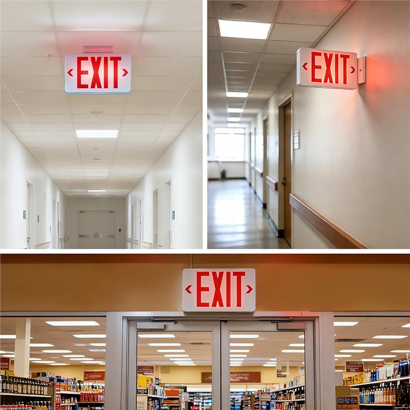 B67C ได้รับการรับรองมาตรฐาน UL - Emergency Exit Sign บทวิจารณ์และราคา