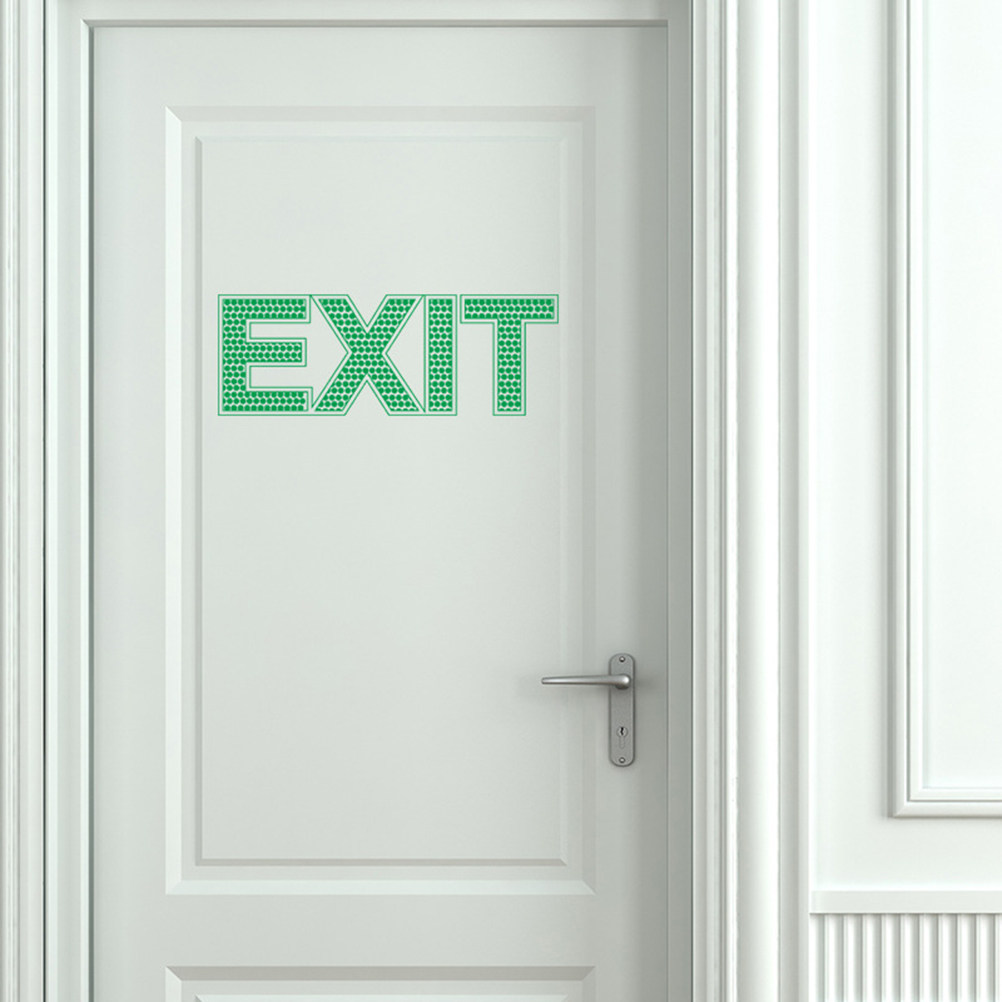 สติ๊กเกอร์ติดผนังทางออกฉุกเฉิน - Emergency Exit Sign บทวิจารณ์และราคา