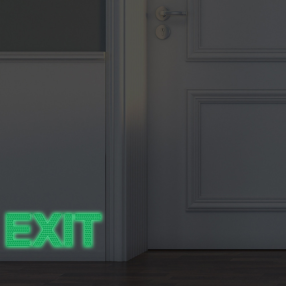 สติ๊กเกอร์ติดผนังทางออกเรืองแส - Emergency Exit Sign บทวิจารณ์และราคา