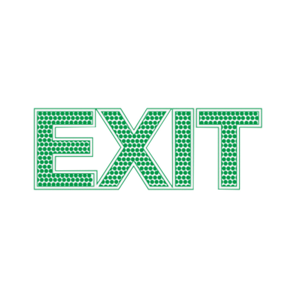 สติ๊กเกอร์ติดผนังทางออกเรืองแส - Emergency Exit Sign บทวิจารณ์และราคา