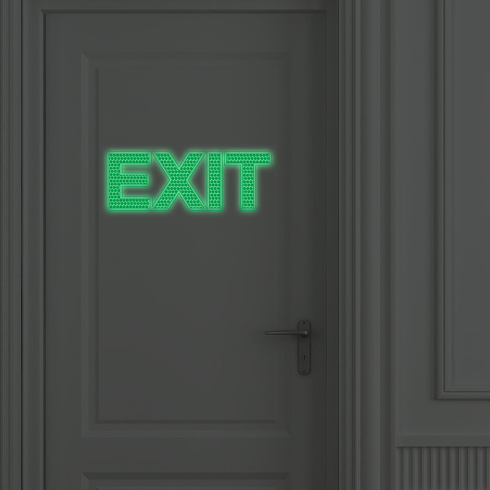 สติ๊กเกอร์ติดผนังทางออกเรืองแส - Emergency Exit Sign บทวิจารณ์และราคา