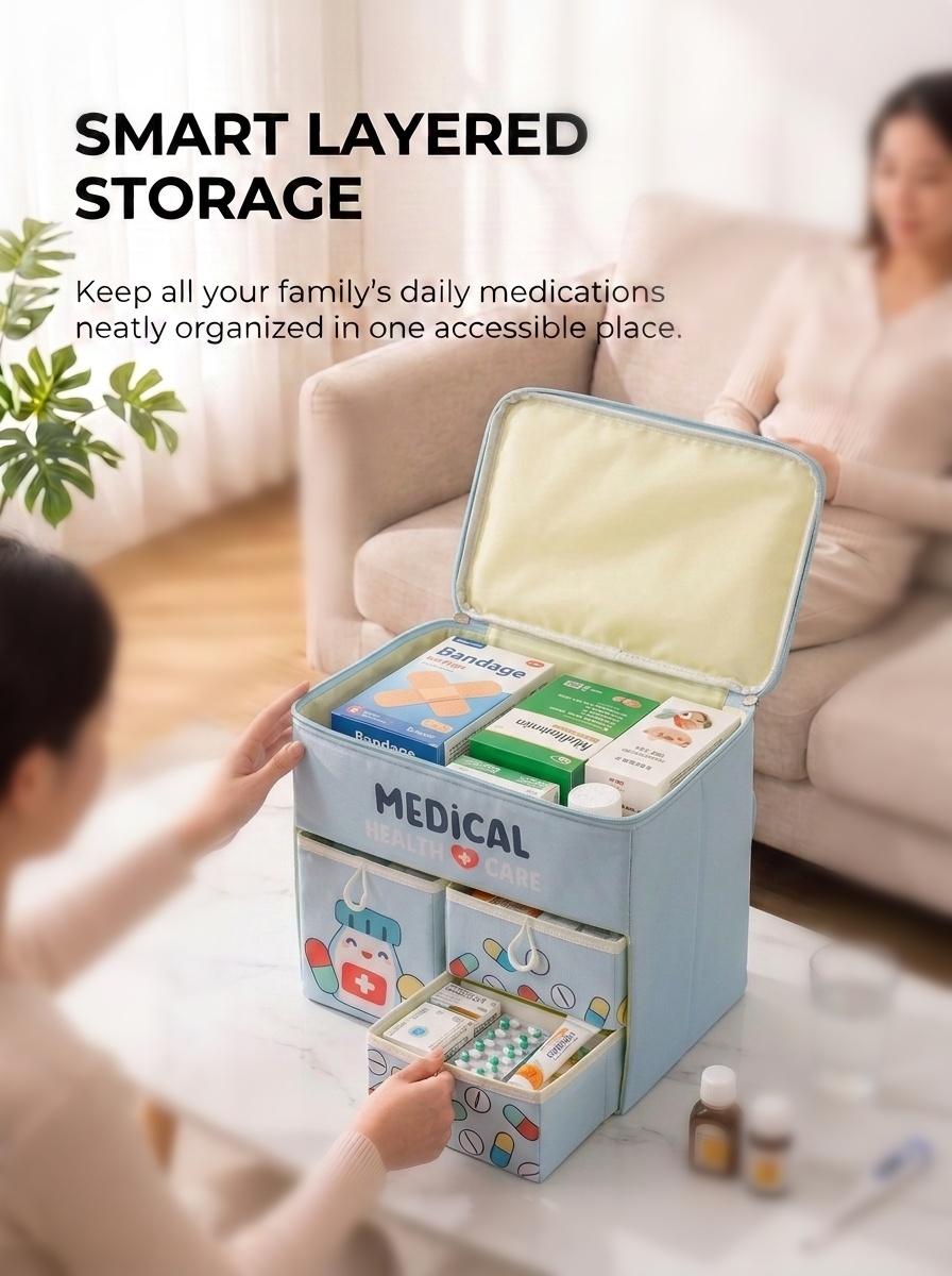 ชุดปฐมพยาบาลแบบพกพาลายการ์ตูน  - First Aid Bag Kit บทวิจารณ์และราคา
