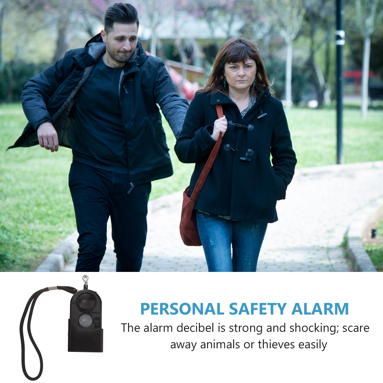 พวงกุญแจสัญญาณเตือนภัยส่วนตัวร - Personal Alarm Keychain บทวิจารณ์และราคา